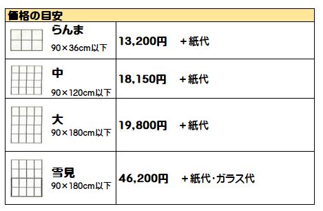 障子 合資会社一期﨑畳店